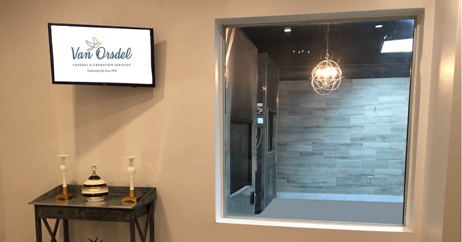 Van Orsdel witness cremation room in Midtown Miami